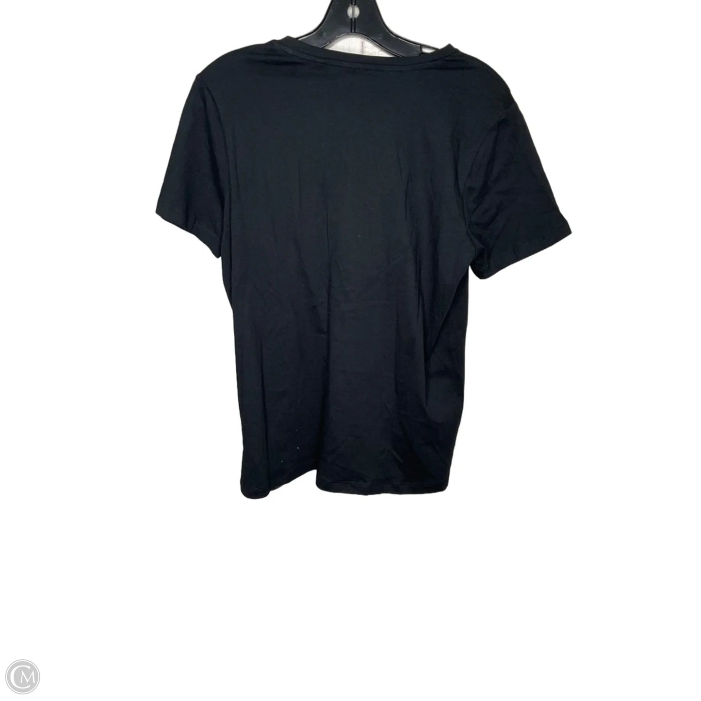 Top Short Sleeve Basic By Guess In Black & Red, Size: L