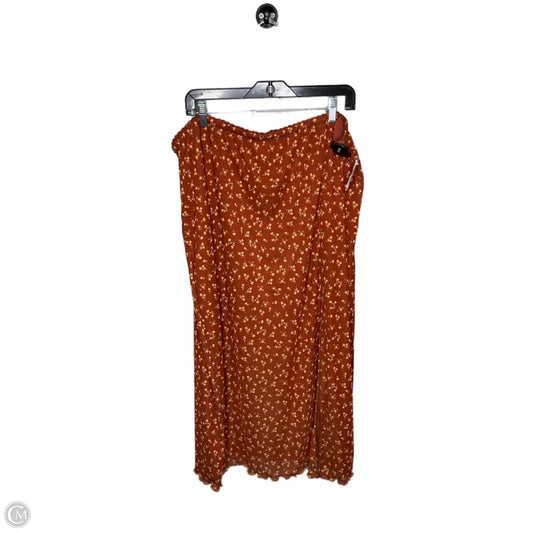 Skirt Maxi By Arula In Orange, Size: 3x