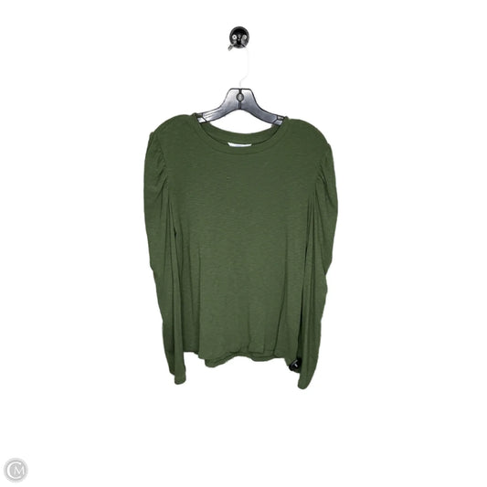 Top Long Sleeve By Time And Tru In Green, Size: Xl