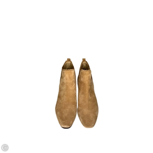 Boots Ankle Heels By Talbots In Tan, Size: 6