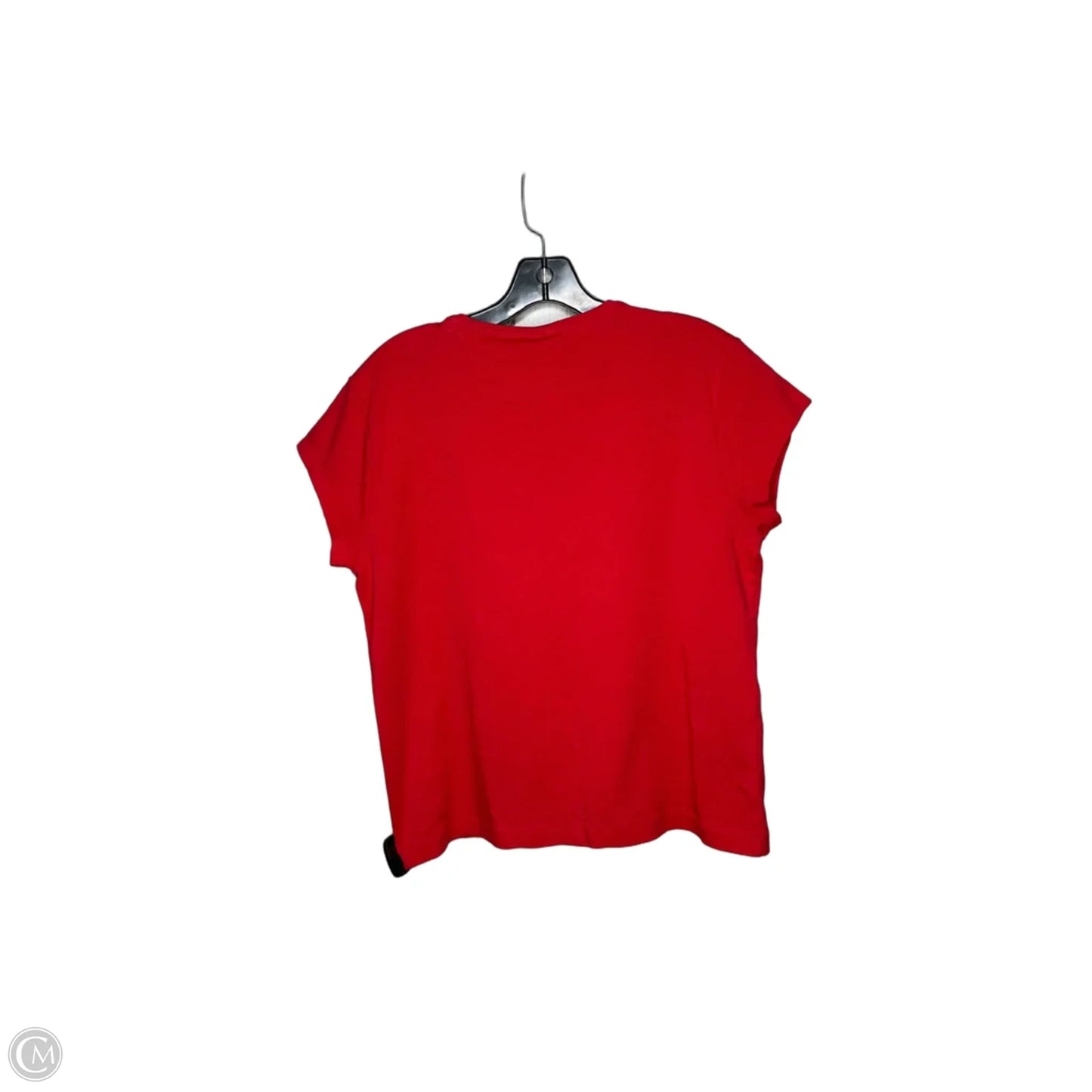 Top Short Sleeve By Chicos In Red, Size: Xl
