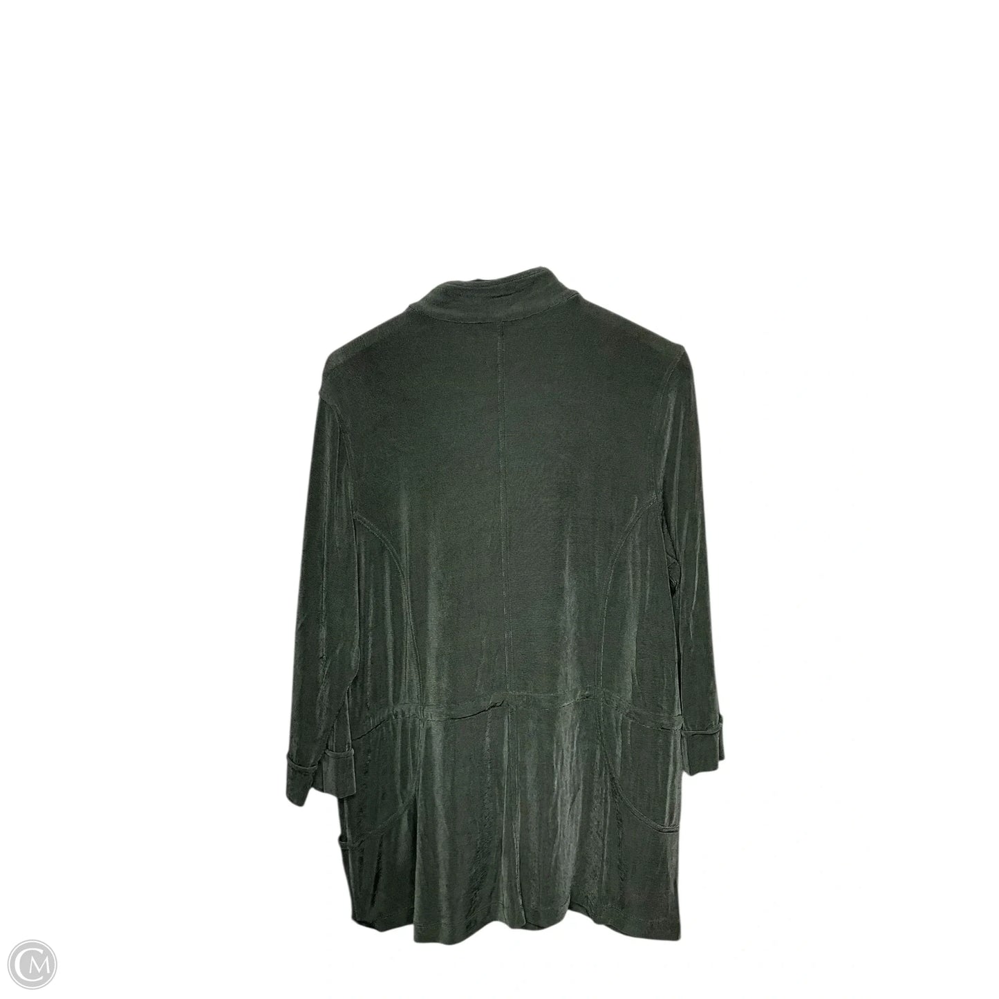 Jacket Other By Chicos In Green, Size: 2