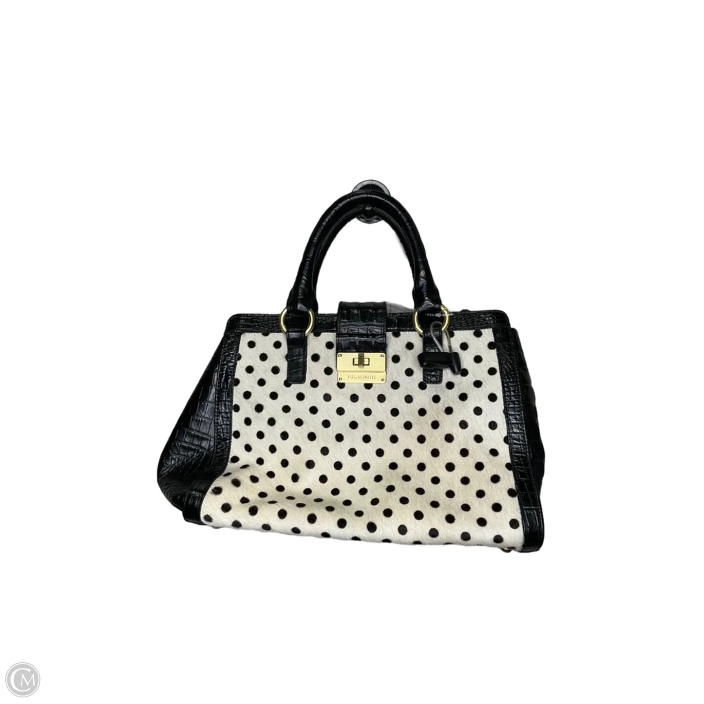Handbag Designer By Brahmin, Size: Medium