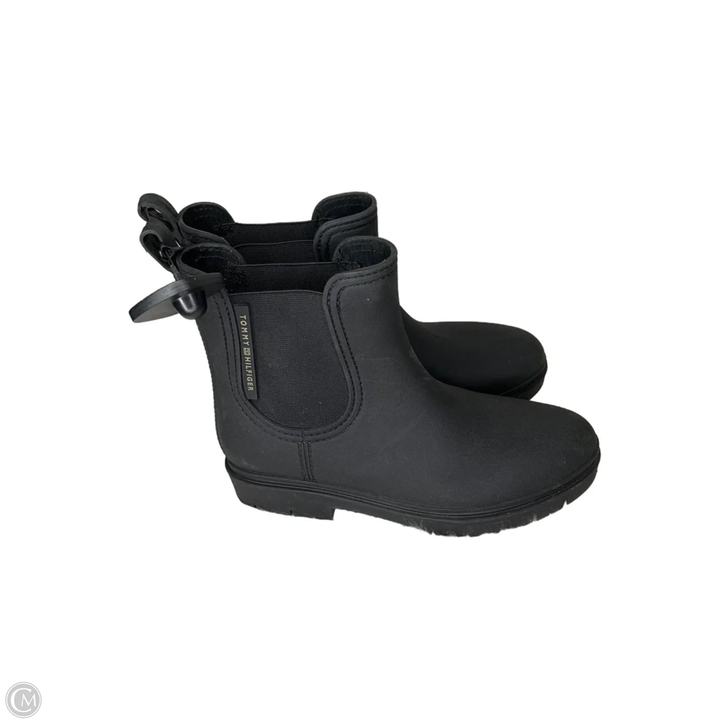 Boots Rain By Tommy Hilfiger In Black, Size: 7.5
