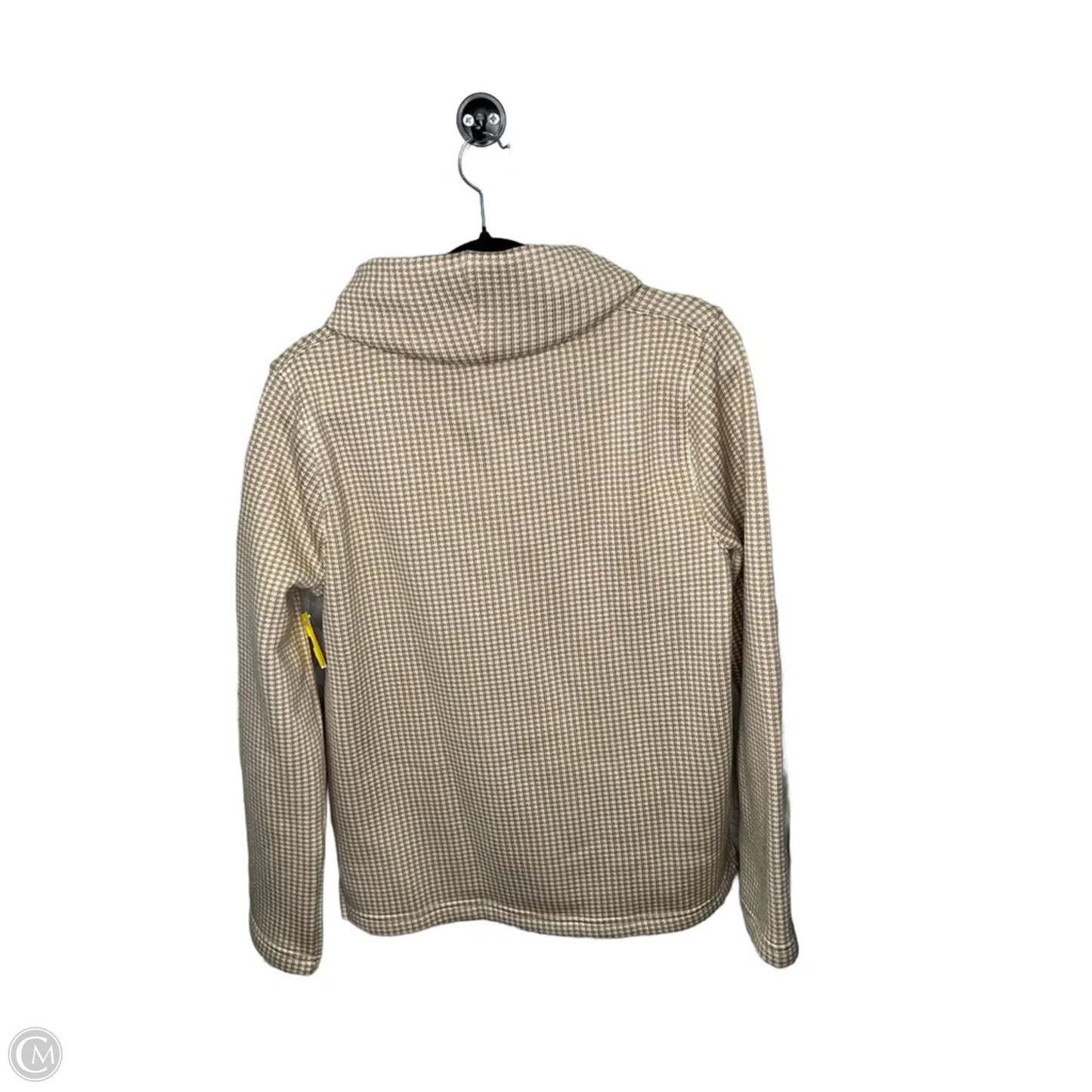 Sweater By J. Crew In Tan & White, Size: L