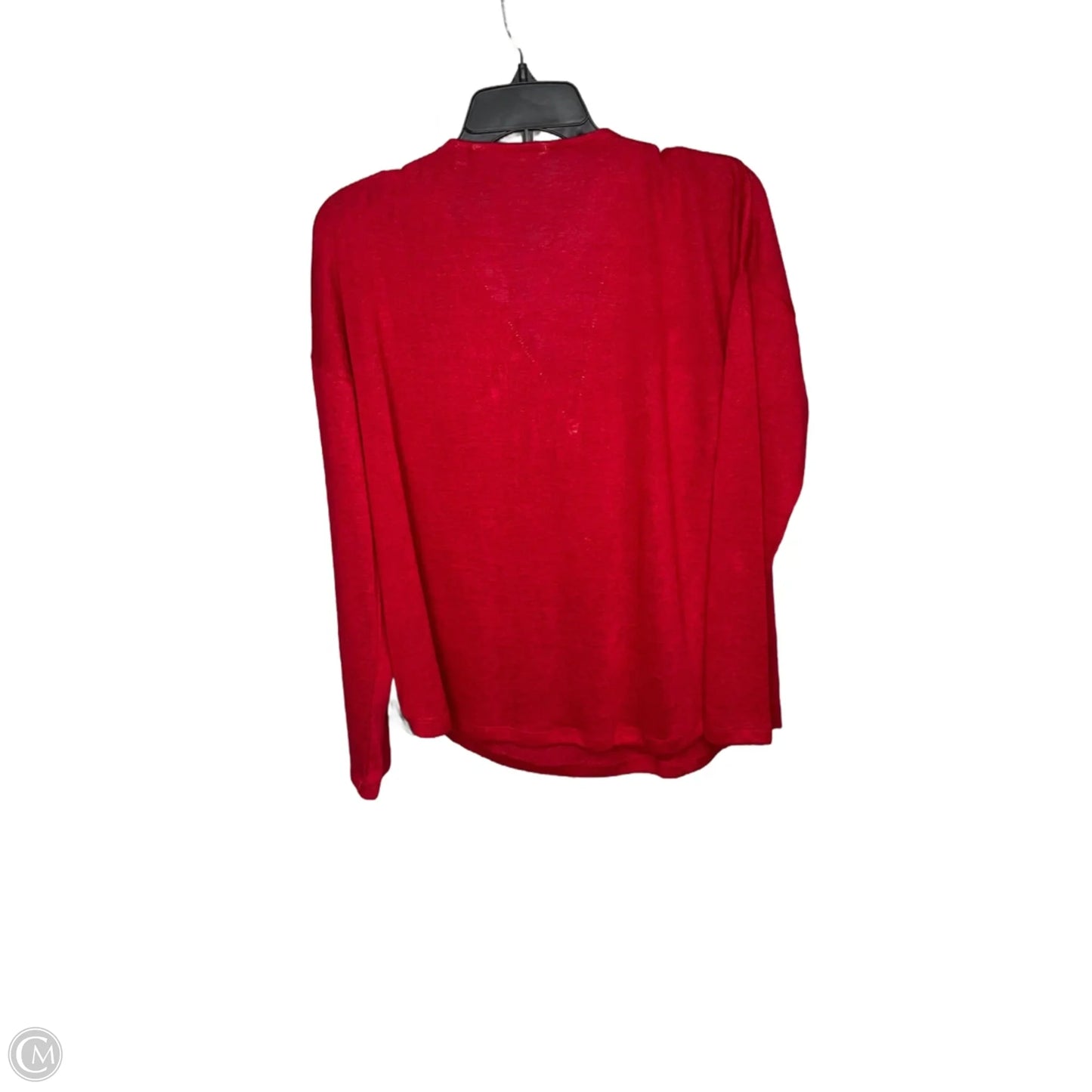 Top Long Sleeve By Soft Surroundings In Red, Size: Lp