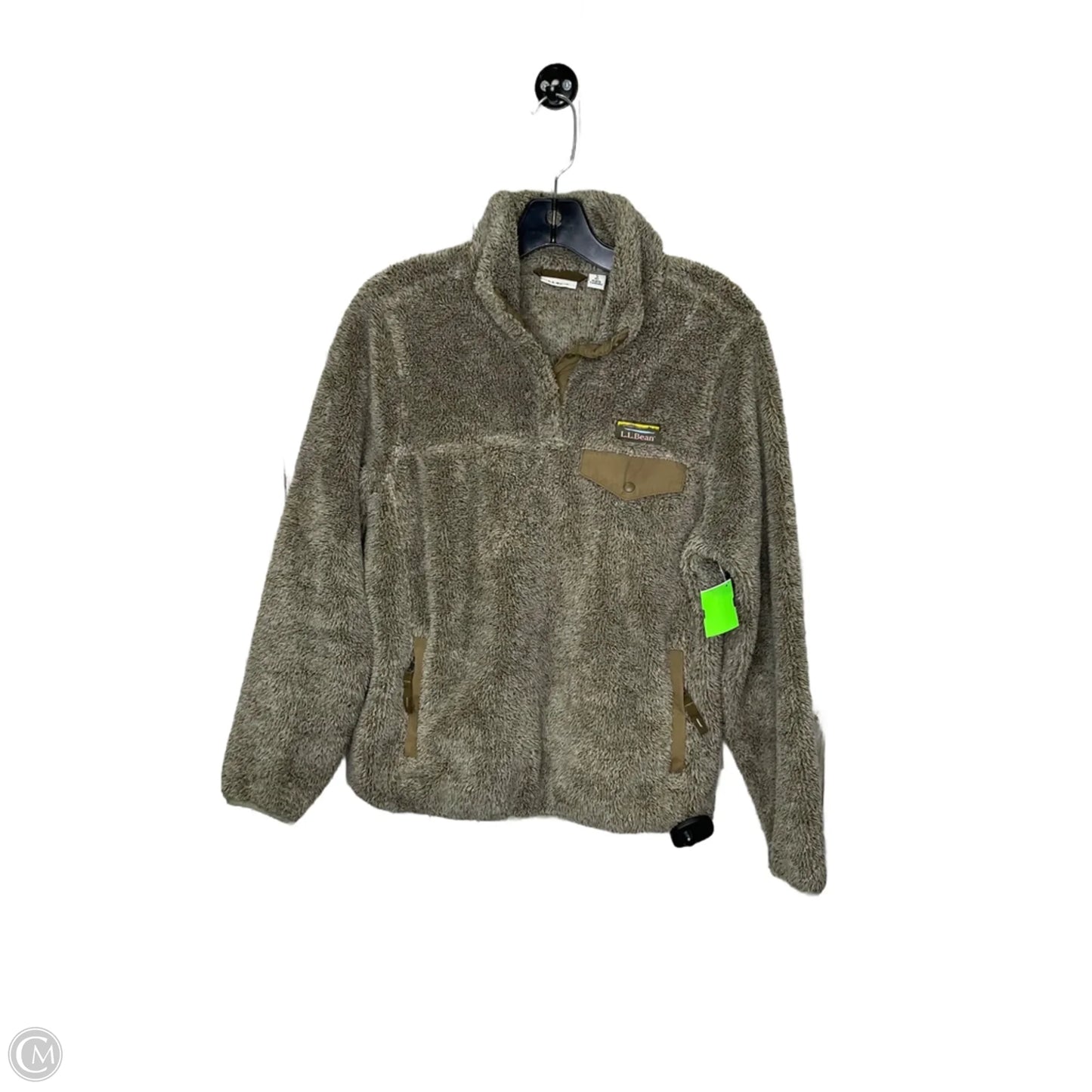 Athletic Top Long Sleeve Crewneck By L.l. Bean In Green, Size: S