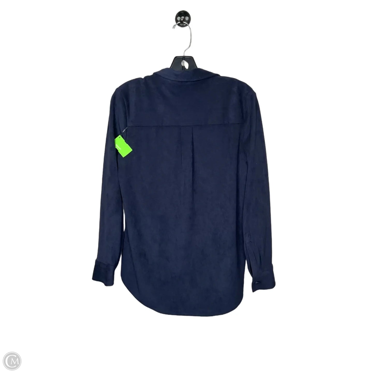 Jacket Shirt By Gap In Navy, Size: Xs