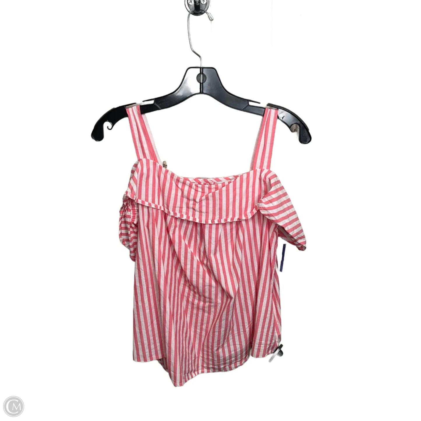 Top Sleeveless By Crown And Ivy In Striped Pattern, Size: M