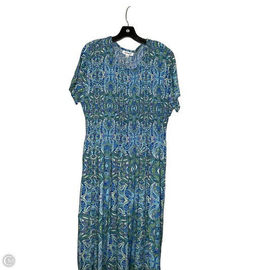 Dress Casual Maxi By Clothes Mentor In Blue, Size: Xl
