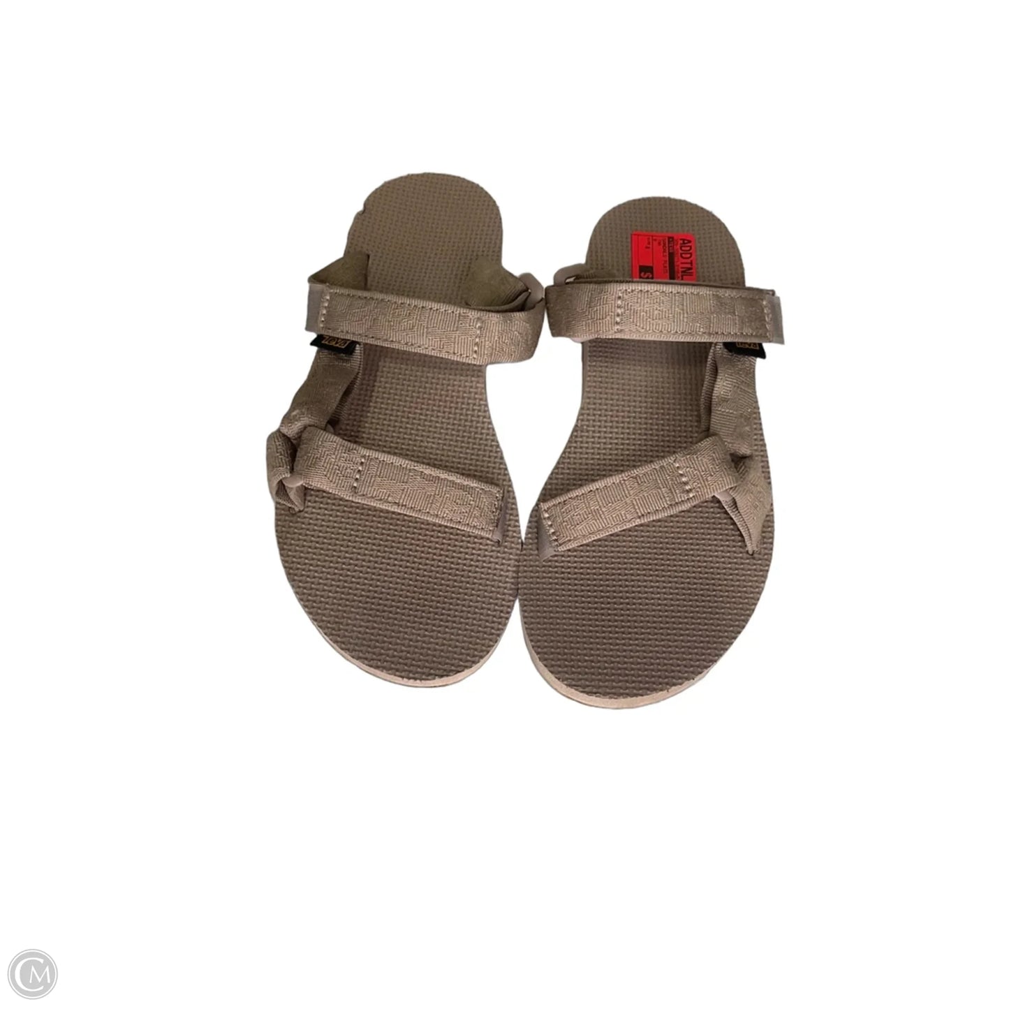 Sandals Flats By Teva In Tan, Size: 8