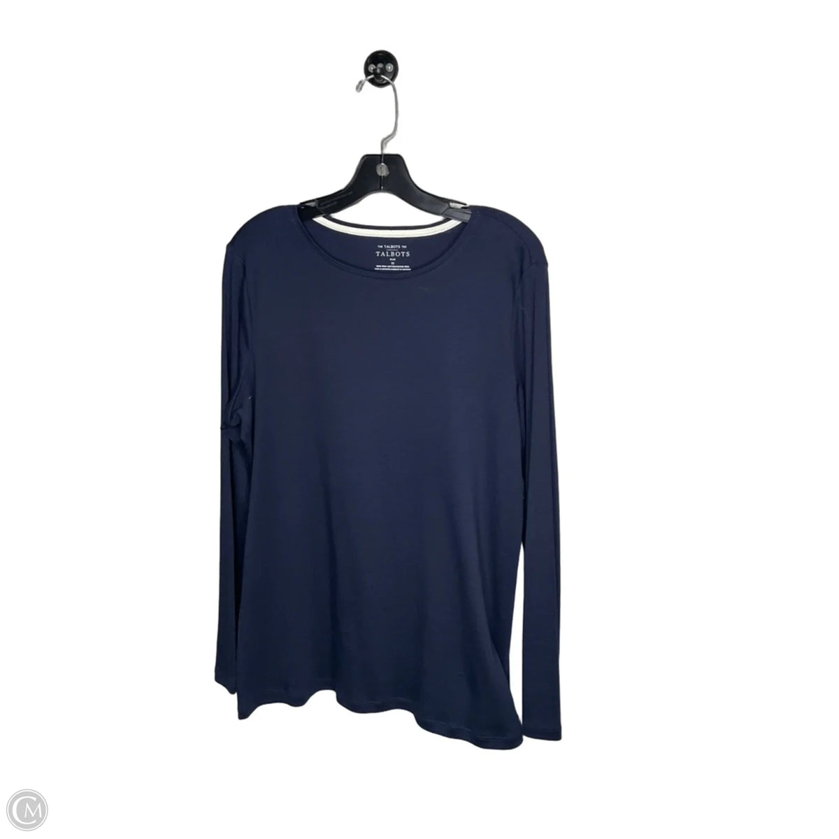 Top Long Sleeve By Talbots In Navy, Size: 1x