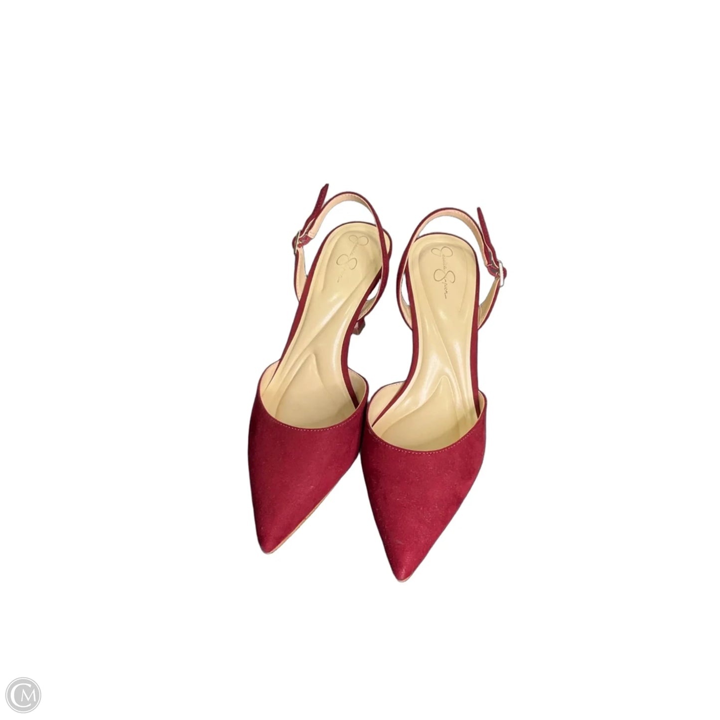 Shoes Heels Stiletto By Jessica Simpson In Red, Size: 9