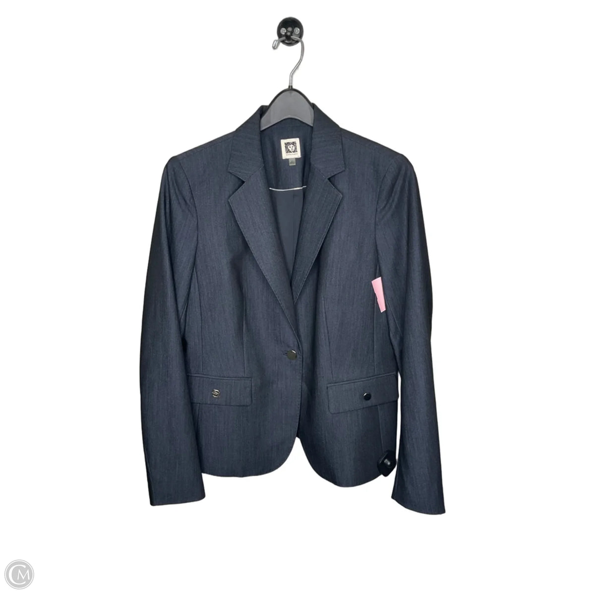 Blazer By Anne Klein In Blue, Size: 6