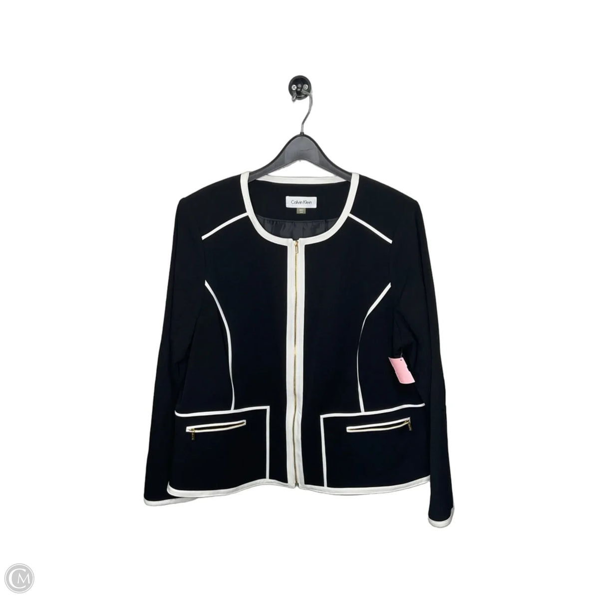 Jacket Other By Calvin Klein In Black & White, Size: 20