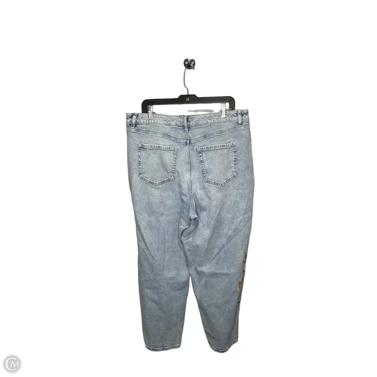 Jeans Straight By Lane Bryant In Blue Denim, Size: 16