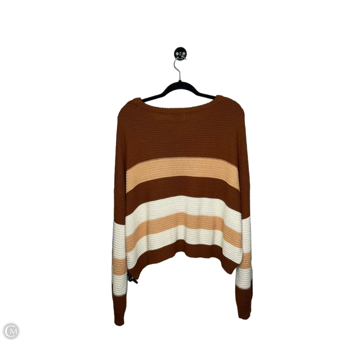 Sweater By Pink Lily In Brown, Size: Xl
