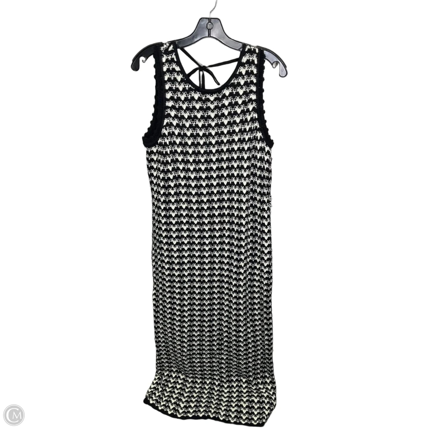 Dress Casual Maxi By Future Collective In Black & Cream, Size: 1x