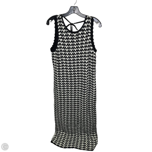 Dress Casual Maxi By Future Collective In Black & Cream, Size: 1x