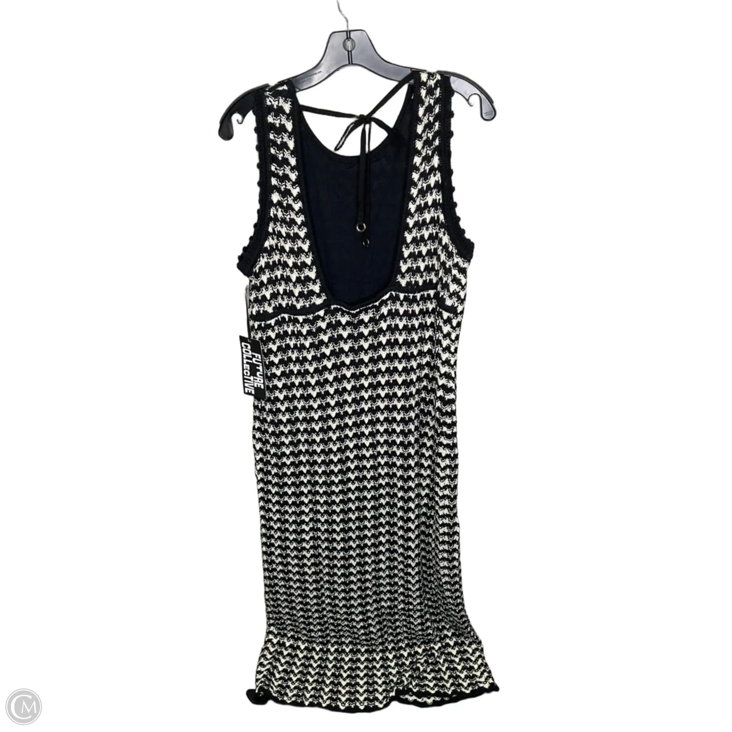 Dress Casual Maxi By Future Collective In Black & Cream, Size: 1x