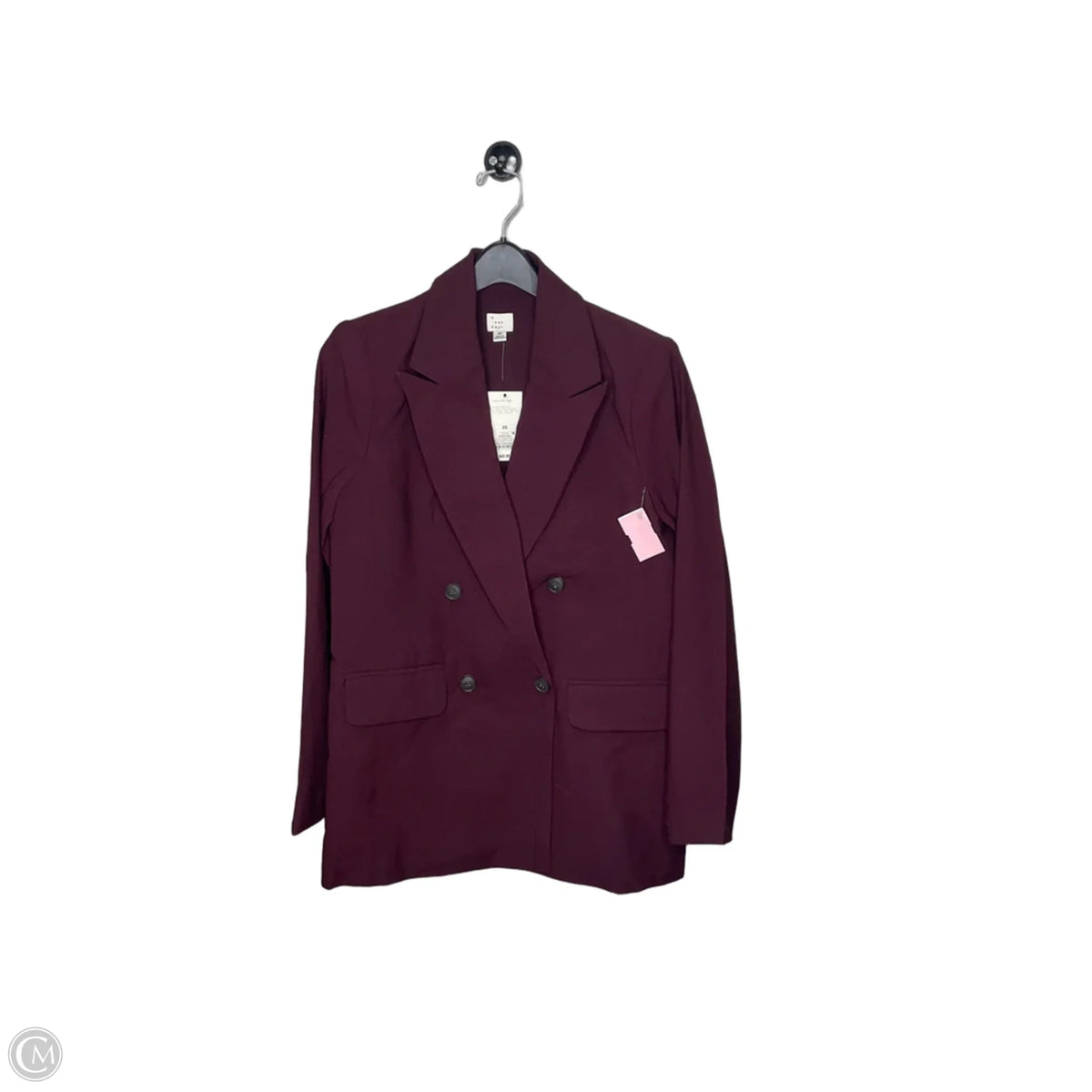 Blazer By A New Day In Maroon, Size: Xs