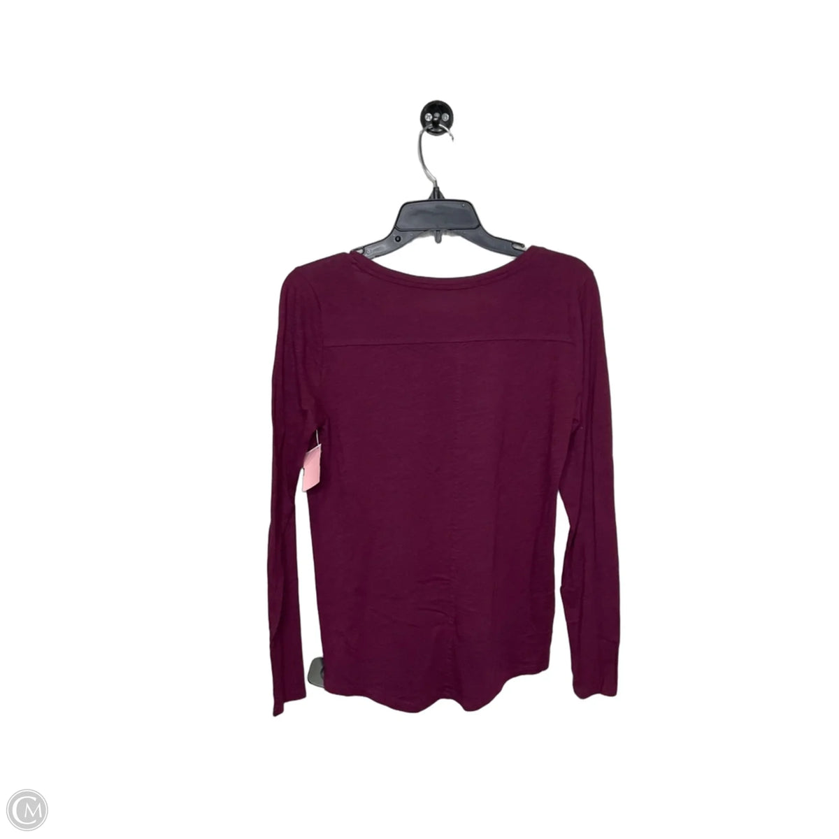 Top Long Sleeve By Loft In Maroon, Size: S