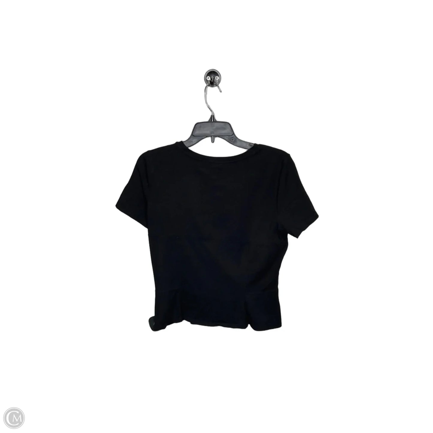 Top Short Sleeve By White House Black Market In Black, Size: M