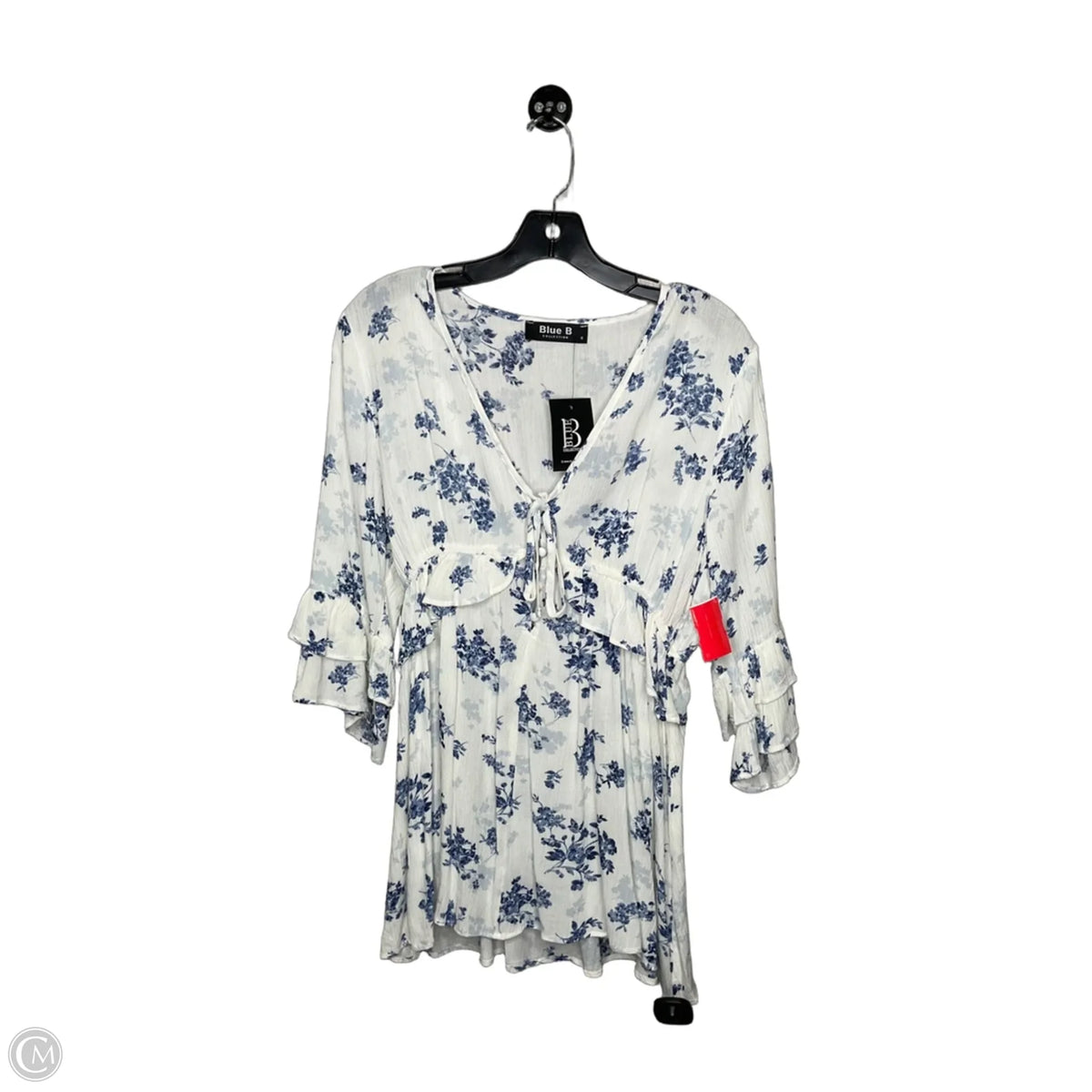 Tunic 3/4 Sleeve By Blue B In White, Size: S