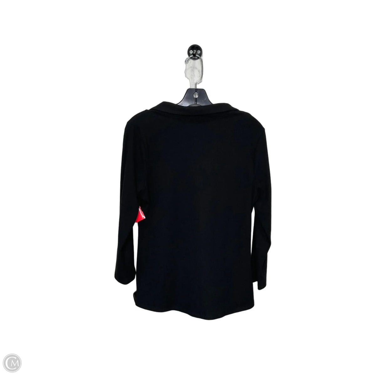 Top 3/4 Sleeve By Beacon Apparel In Black, Size: M