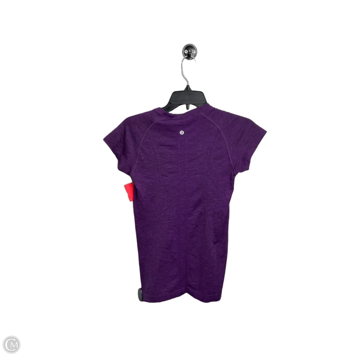 Athletic Top Short Sleeve By Lululemon In Purple, Size: 6