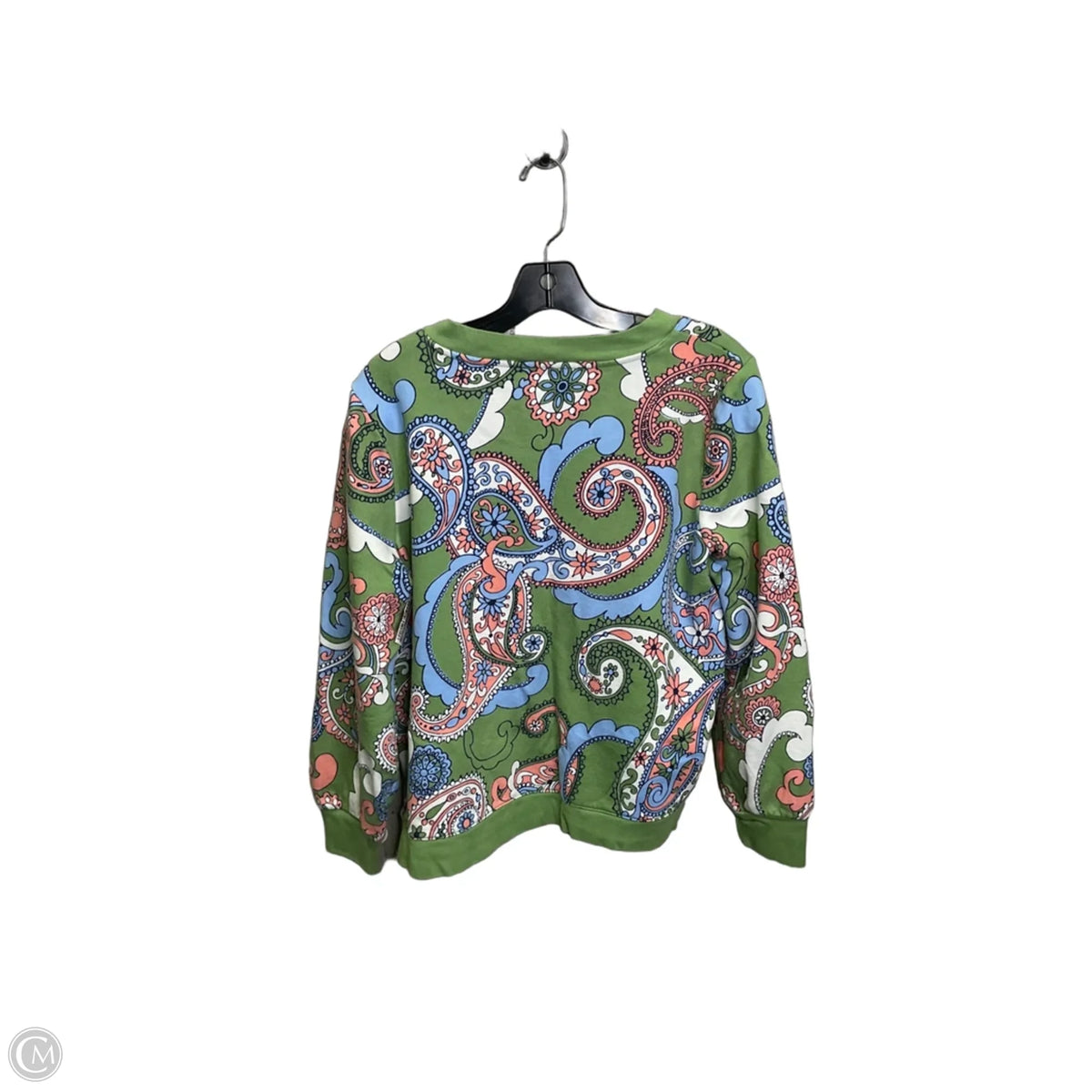 Sweatshirt Crewneck By Talbots In Green, Size: L