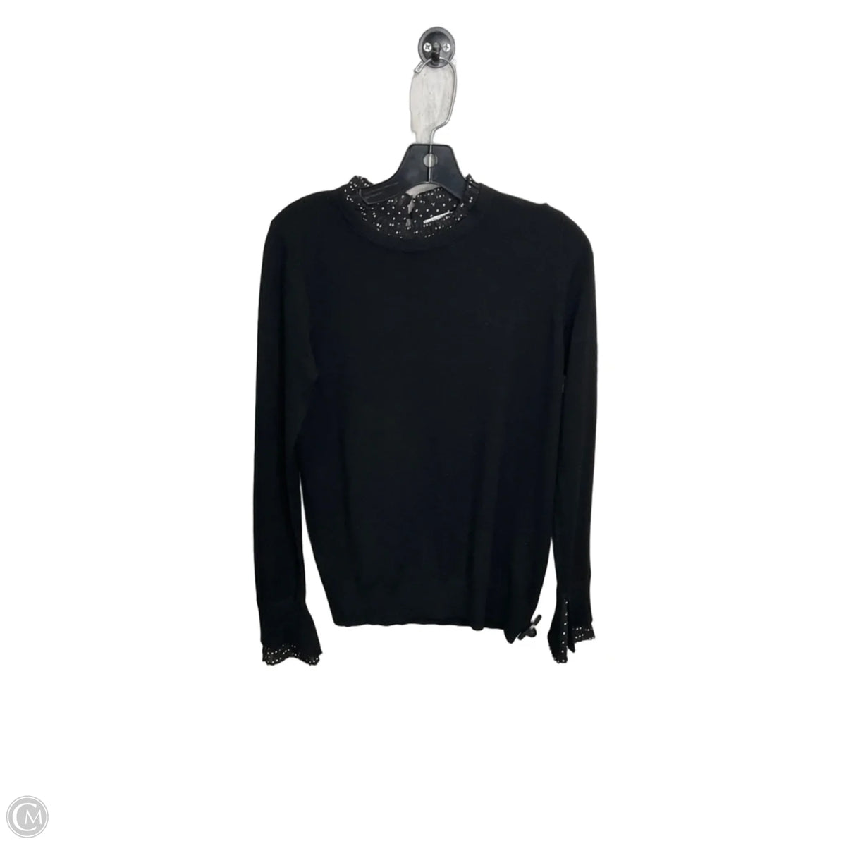 Top Long Sleeve By Vila Milano In Black, Size: M