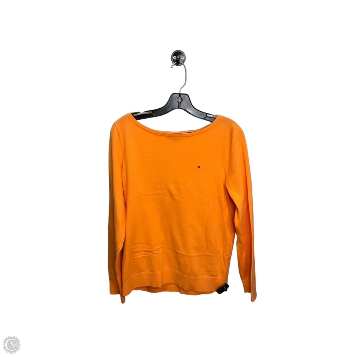 Top Long Sleeve By Tommy Hilfiger In Orange, Size: L