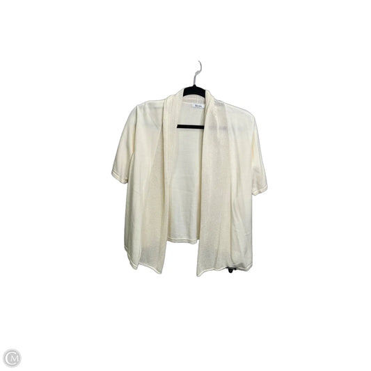 Cardigan By Liz And Co In Cream, Size: Xl