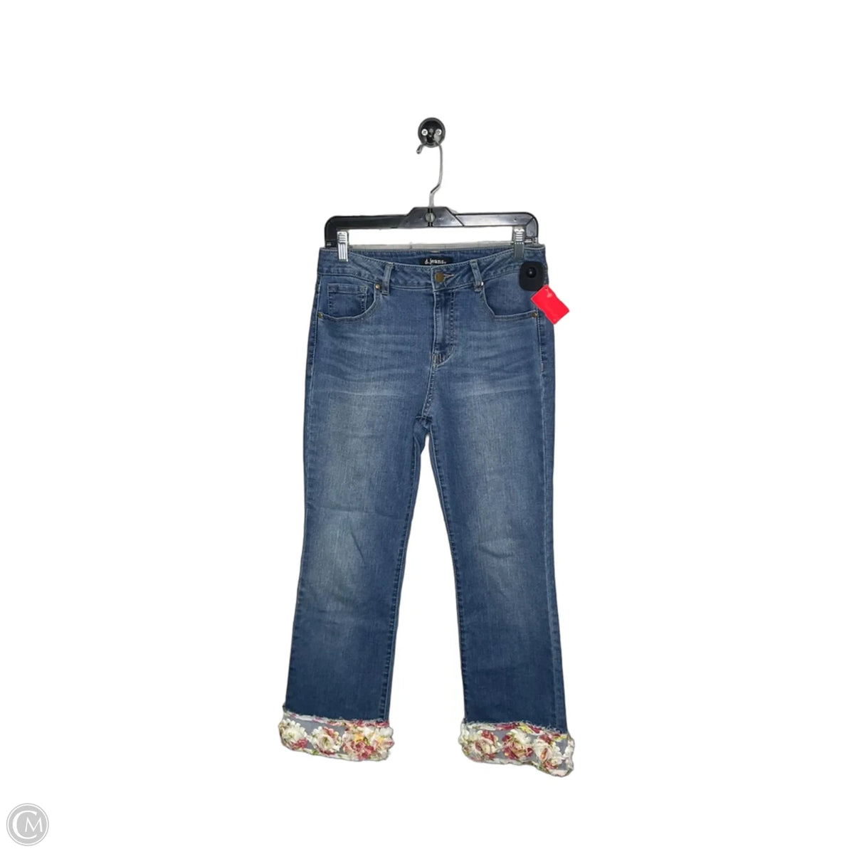 Pants Cropped By D Jeans In Blue Denim, Size: 8