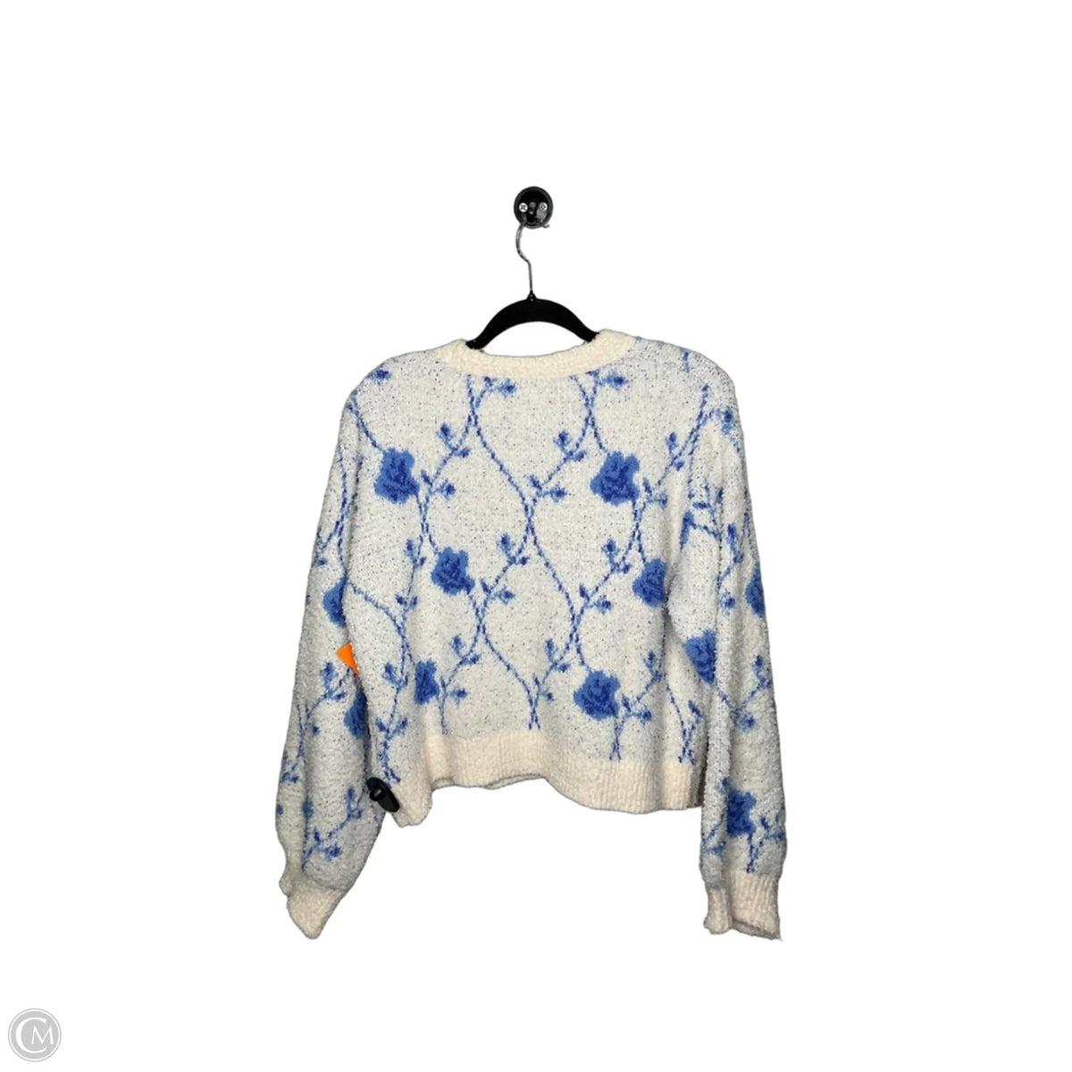 Cardigan By Pol In Blue & White, Size: S
