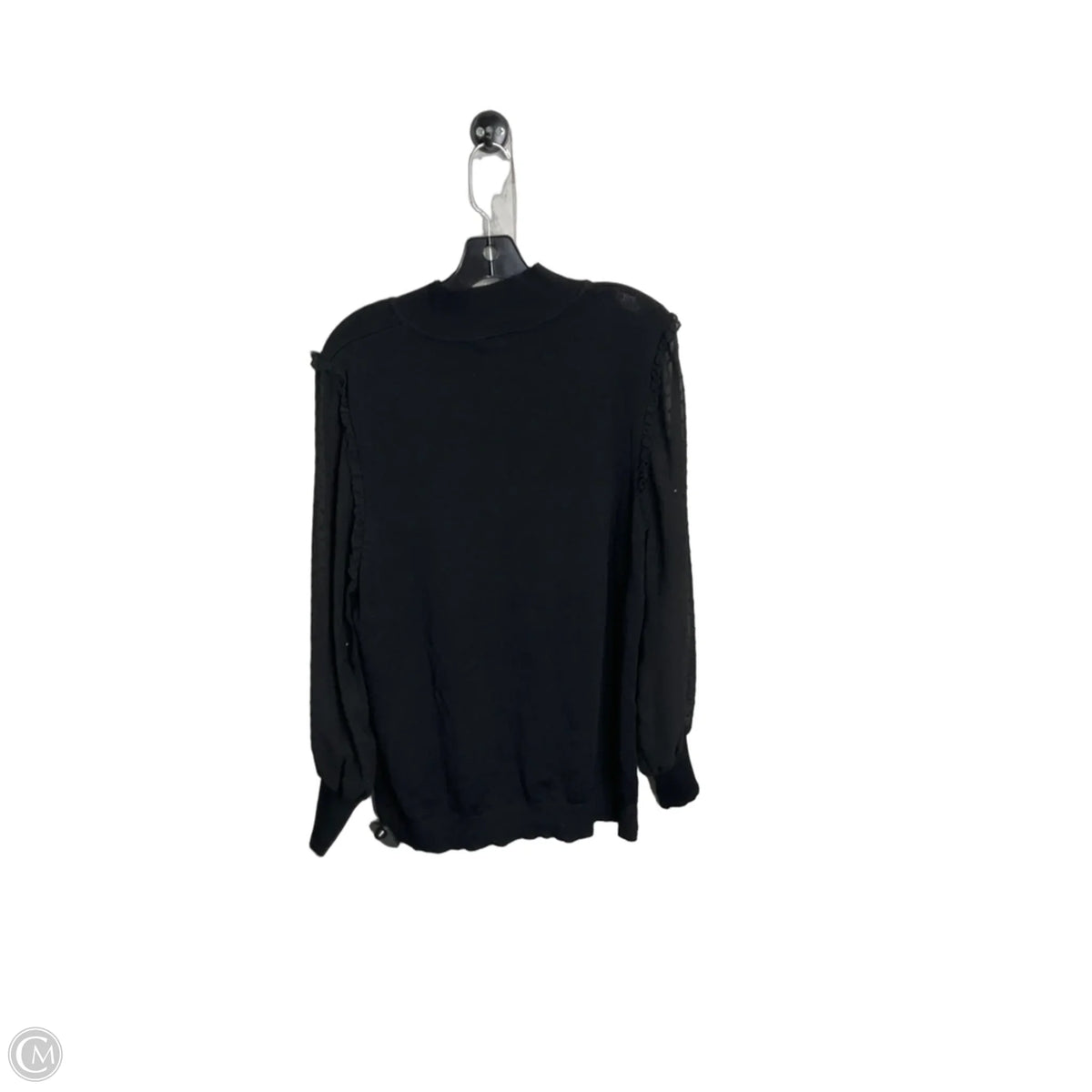 Top Long Sleeve By City Chic In Black, Size: S