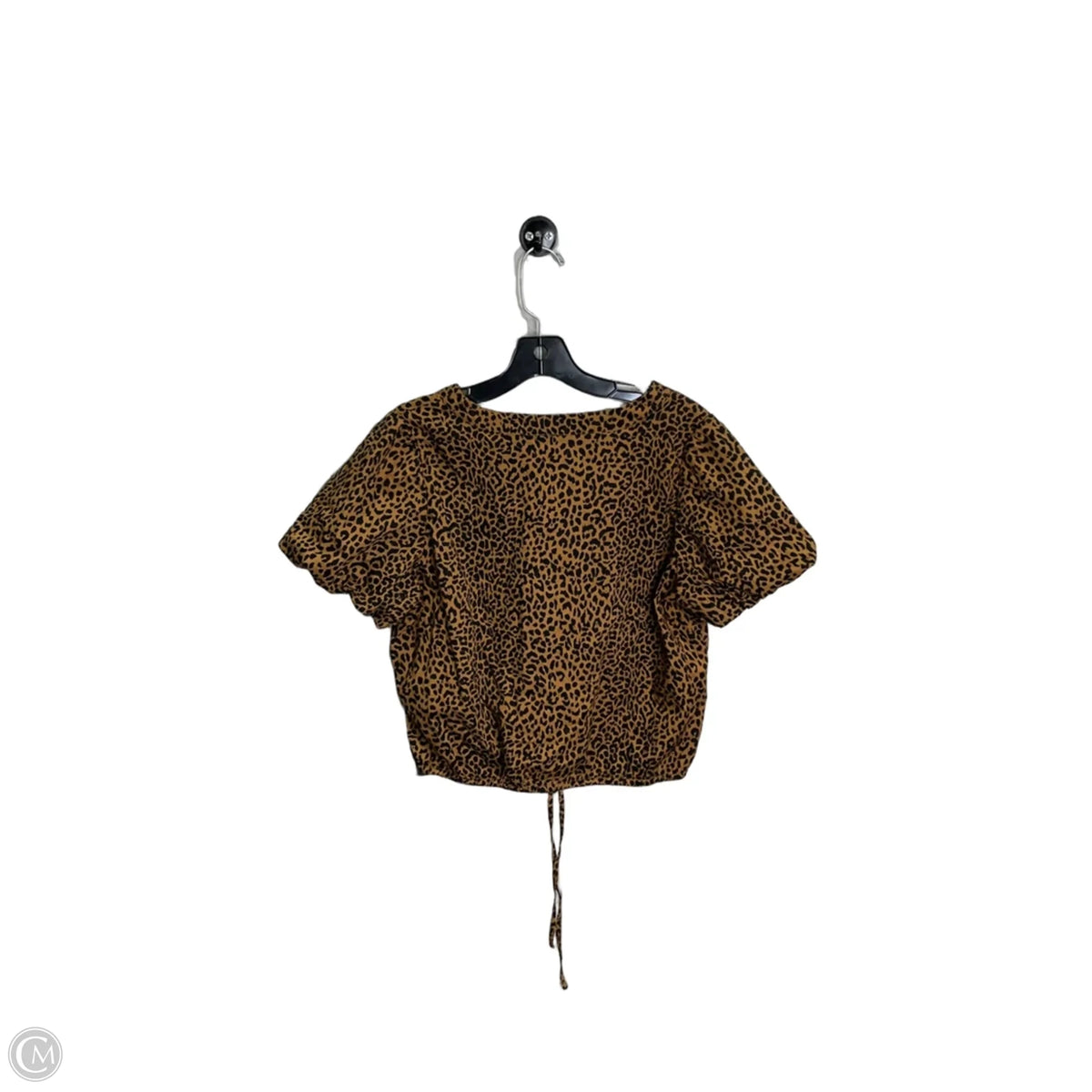 Top Short Sleeve By J. Crew In Animal Print, Size: S