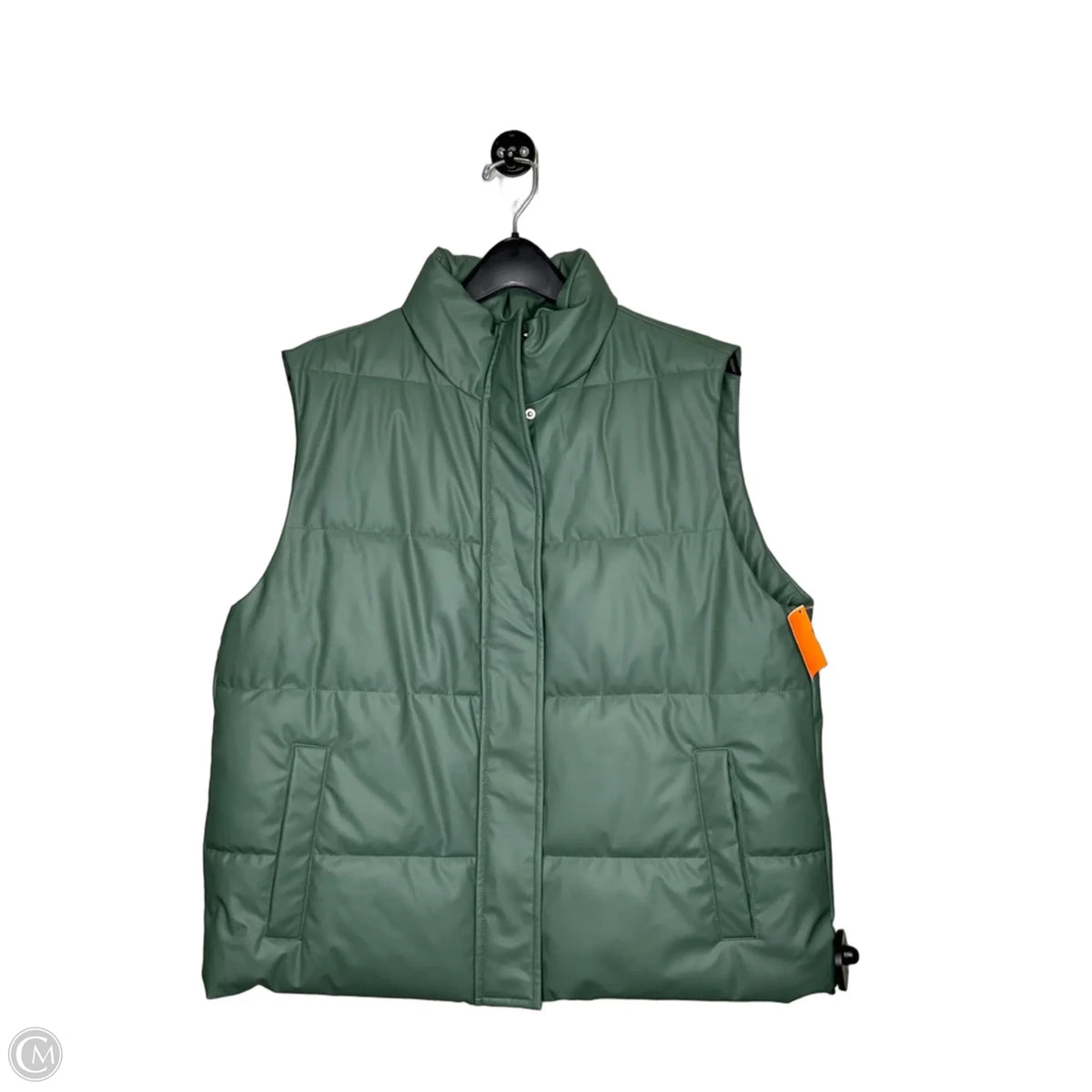Vest Puffer & Quilted By Primark In Green, Size: S