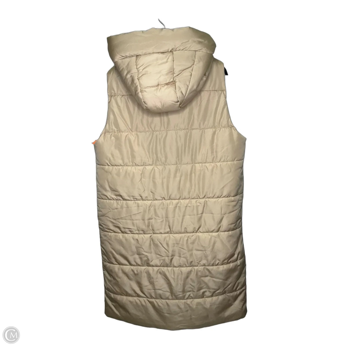 Vest Puffer & Quilted By Clothes Mentor In Tan, Size: M