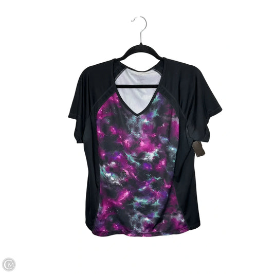 Athletic Top Short Sleeve By Ideology In Multi-colored, Size: 1x