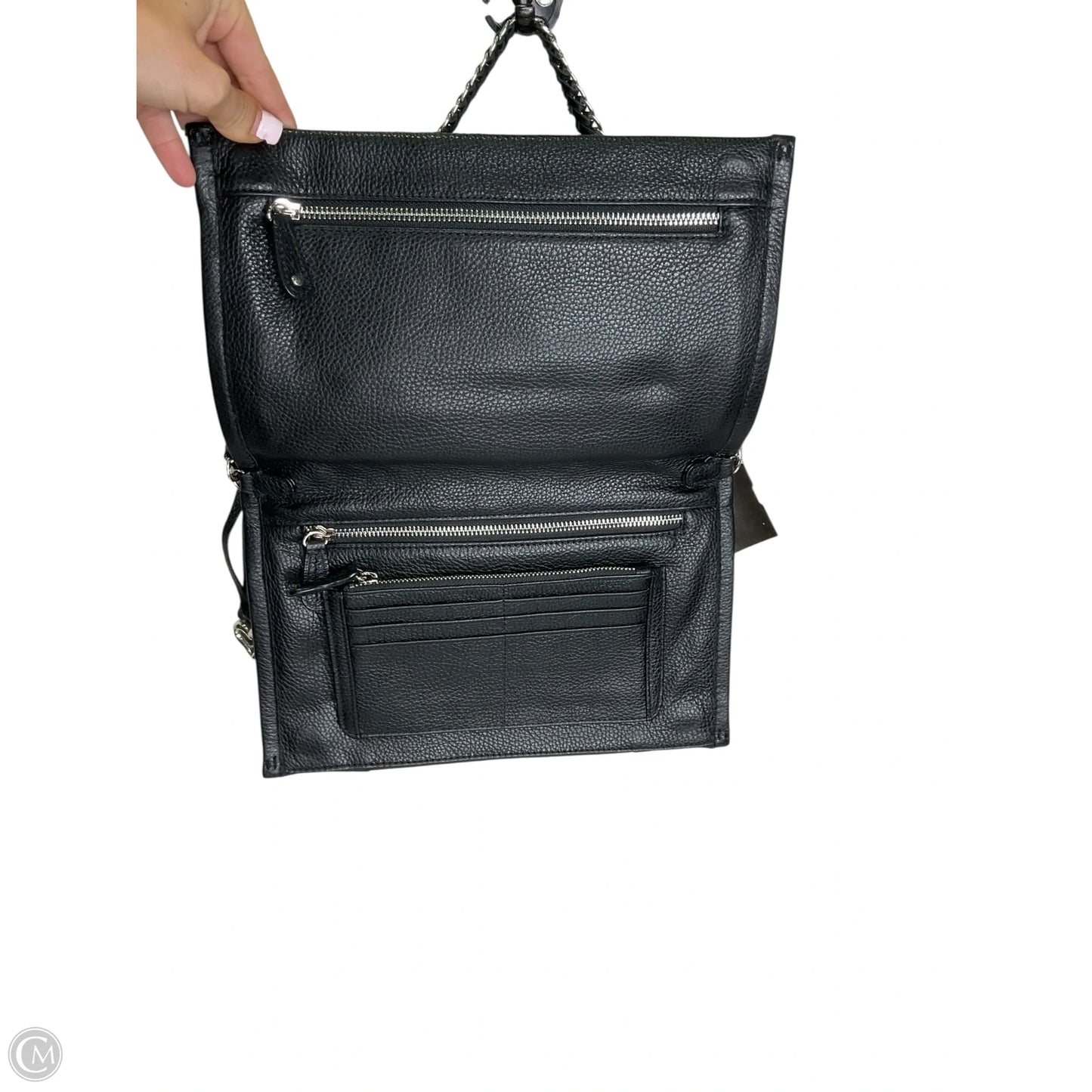 Handbag Leather By Brighton, Size: Medium