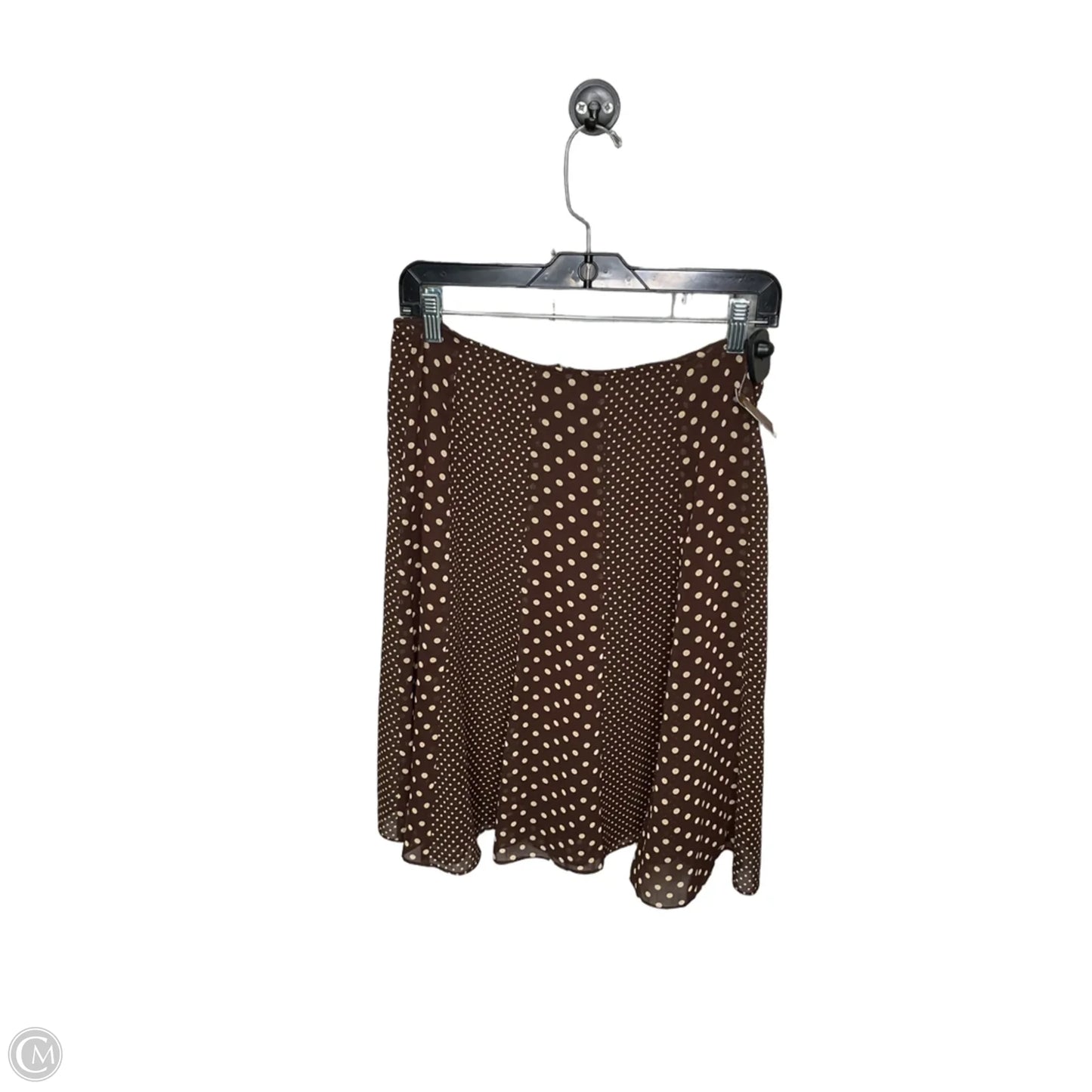 Skirt Midi By B Moss In Polkadot Pattern, Size: 10