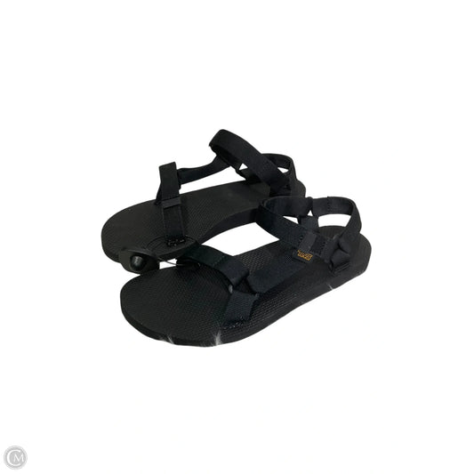 Sandals Flats By Teva In Black, Size: 10