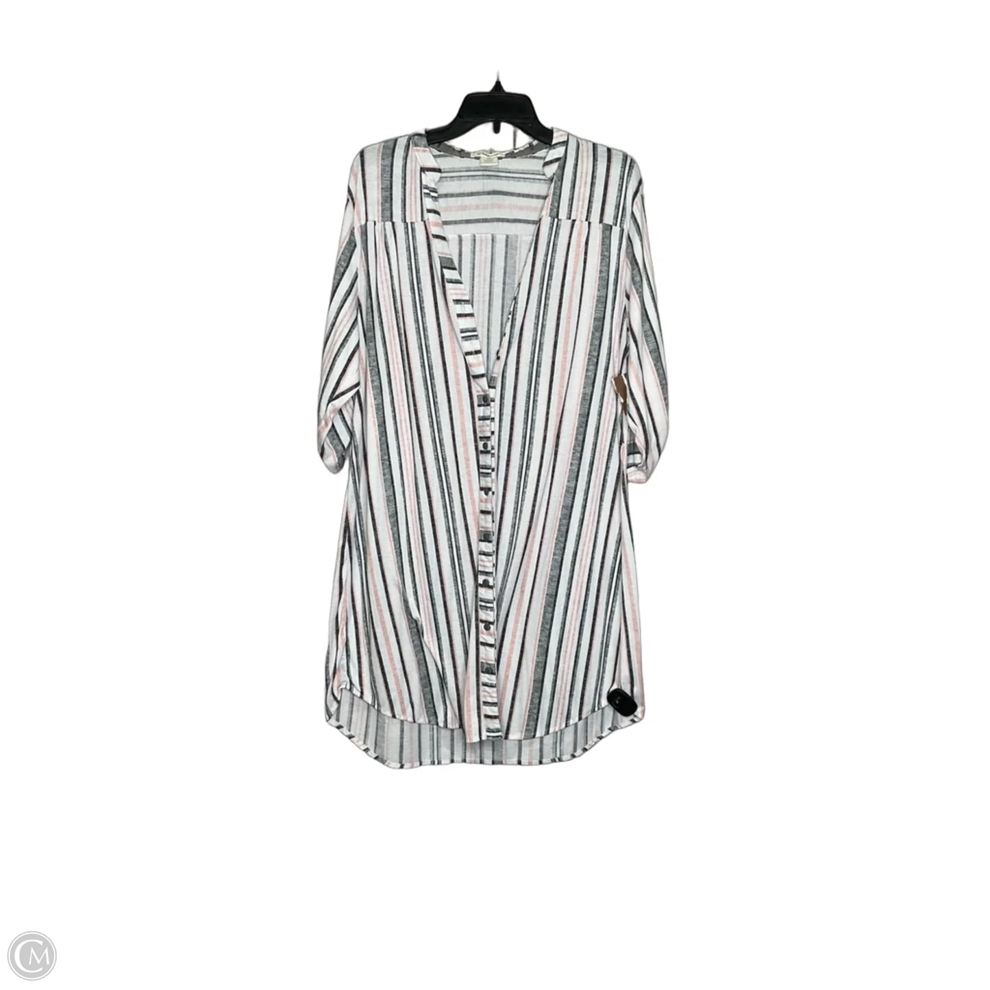 Dress Casual Short By Passport In Striped Pattern, Size: 2x