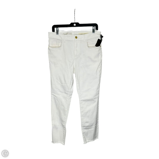 Jeans Straight By Pilcro In White, Size: 10