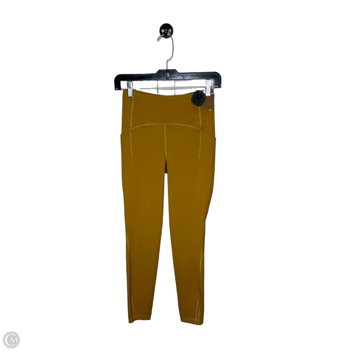 Athletic Leggings By Lululemon In Gold, Size: 4
