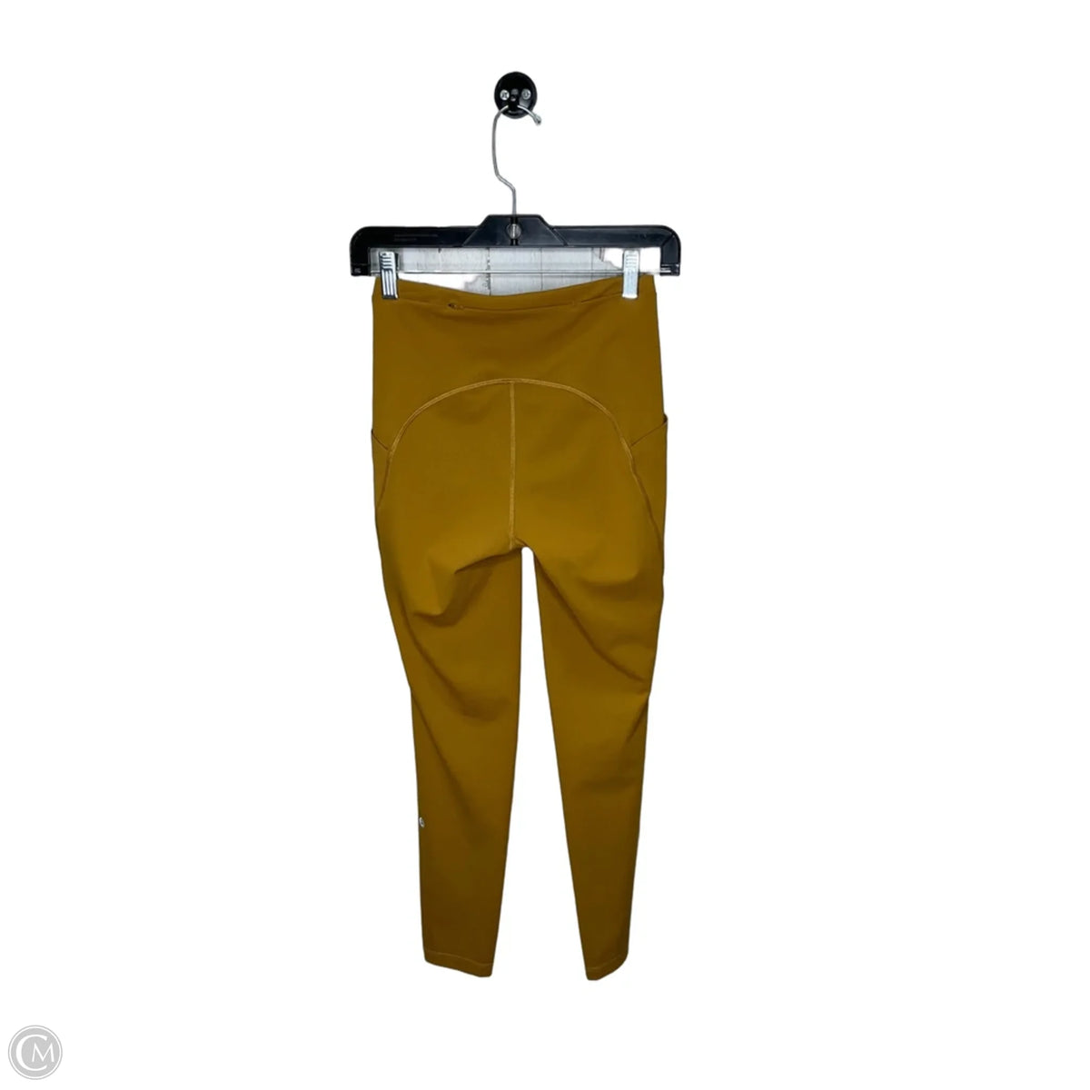 Athletic Leggings By Lululemon In Gold, Size: 4