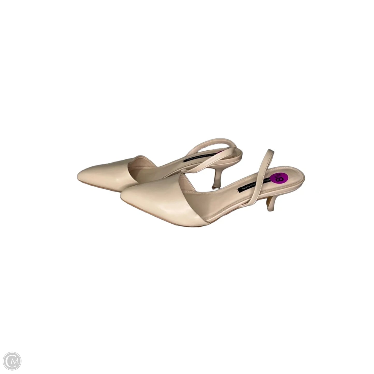 Shoes Heels Kitten By French Connection In Tan, Size: 8.5