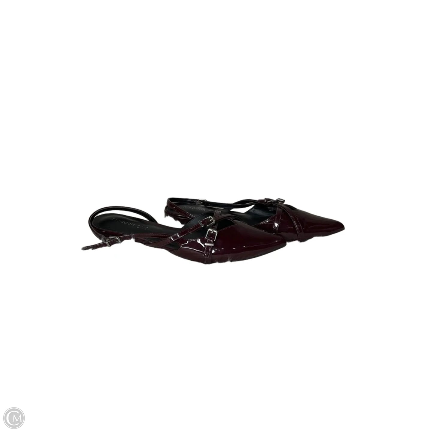 Sandals Flats By Madden Girl In Maroon, Size: 8.5